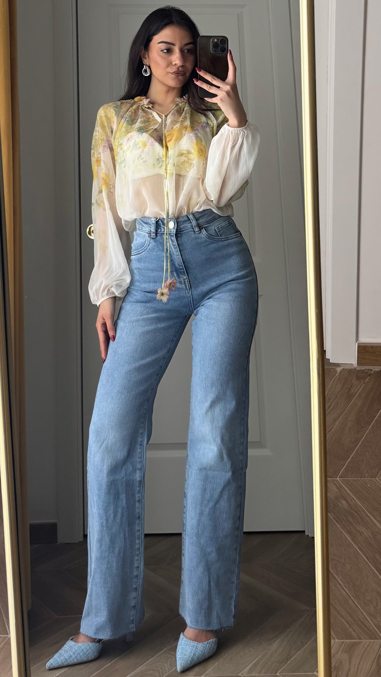 Jeans gamba dritta