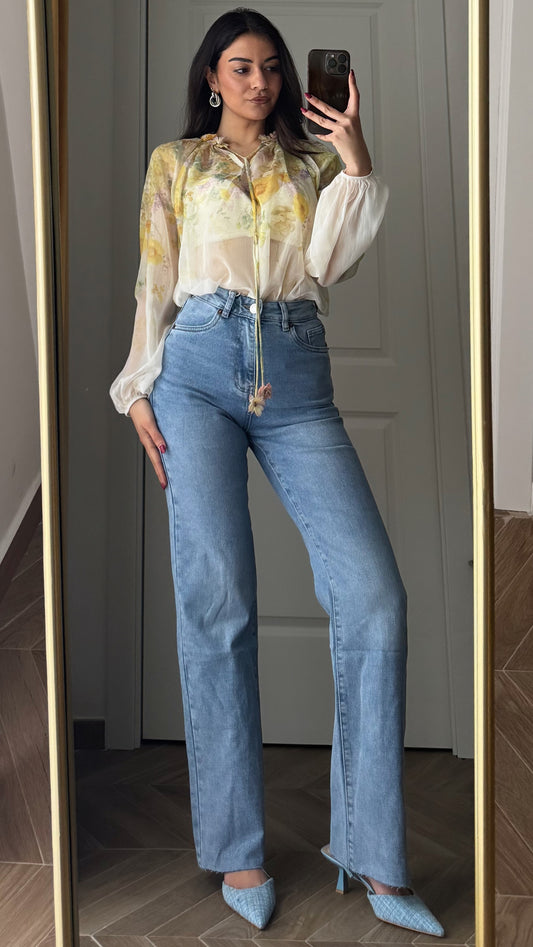 Jeans gamba dritta