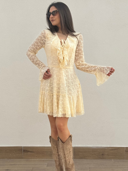 Mini Dress Macrame