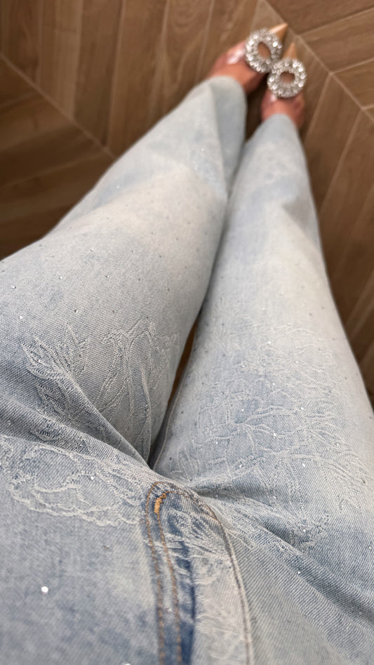 Jeans Mini Strass