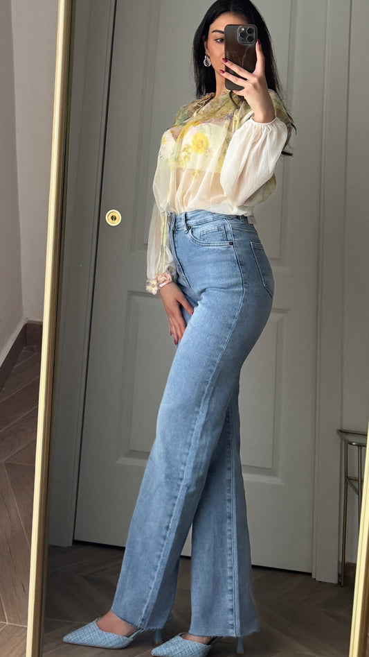 Jeans gamba dritta